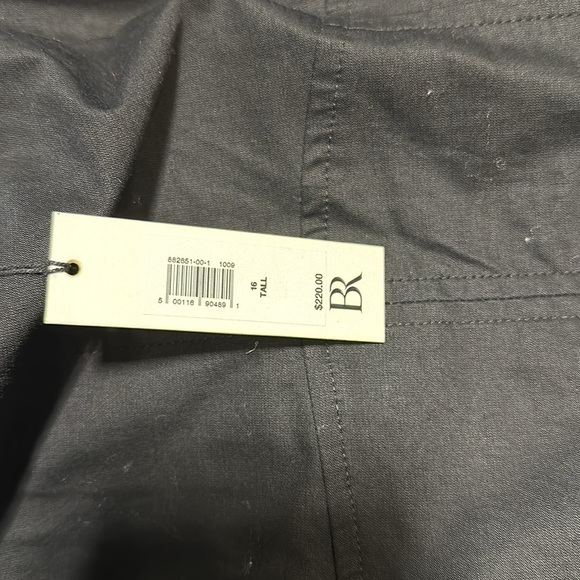 NWT! Banana Republic Black Natalia Square-Neck Midi Dress  - 16 Tall 🌟 - Picture 8 of 8